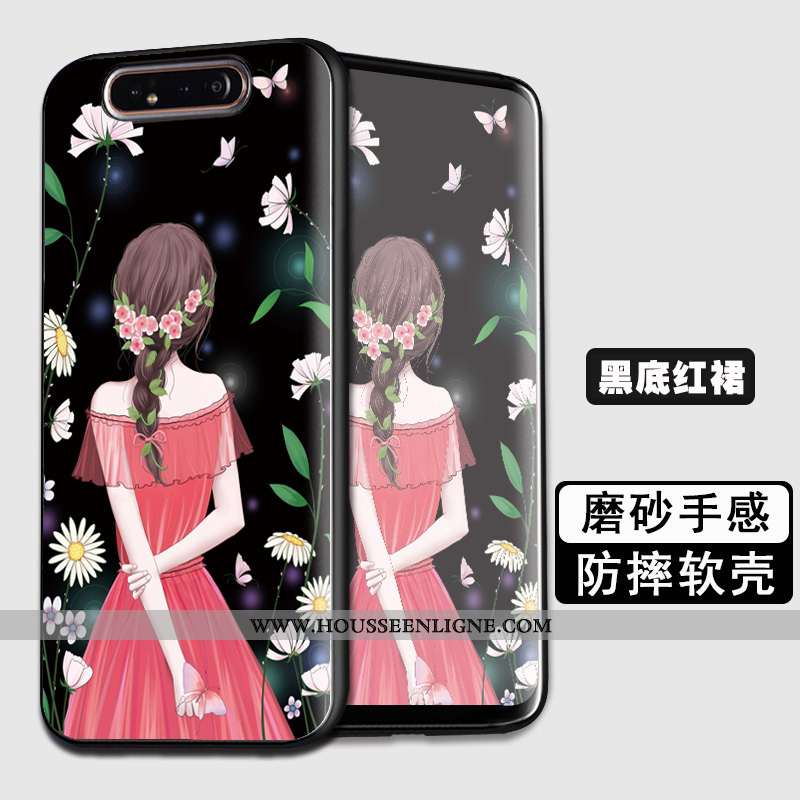 Étui Samsung Galaxy A80 Protection Tendance Coque Incassable Tout Compris Fluide Doux Téléphone Port