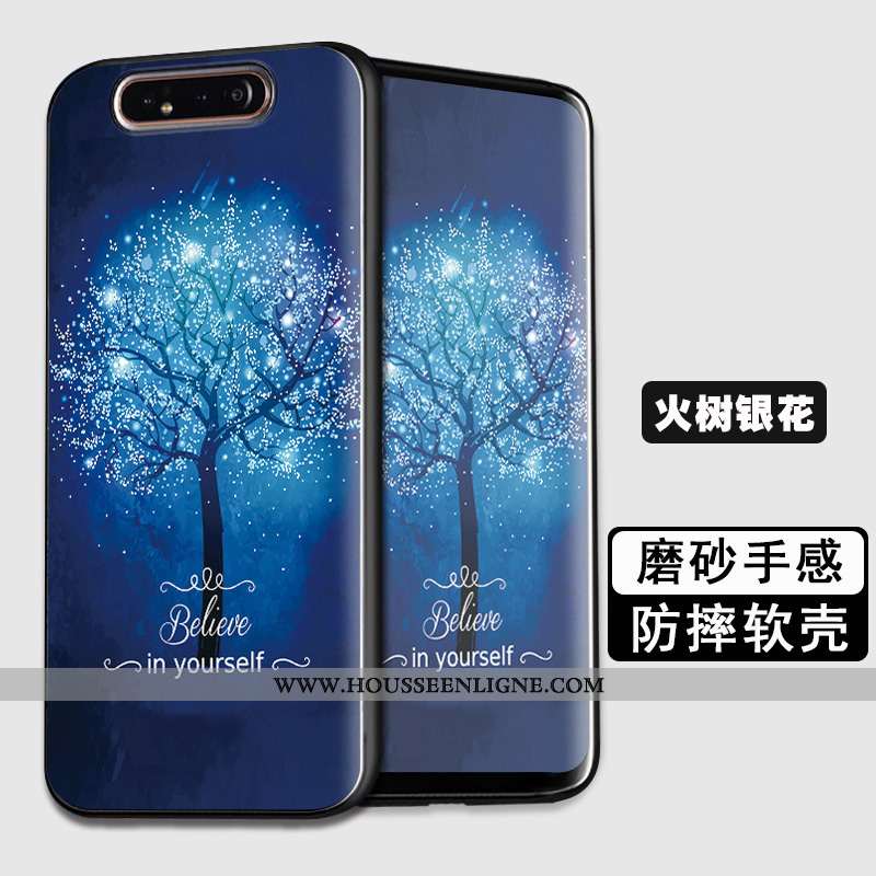Étui Samsung Galaxy A80 Protection Tendance Coque Incassable Tout Compris Fluide Doux Téléphone Port