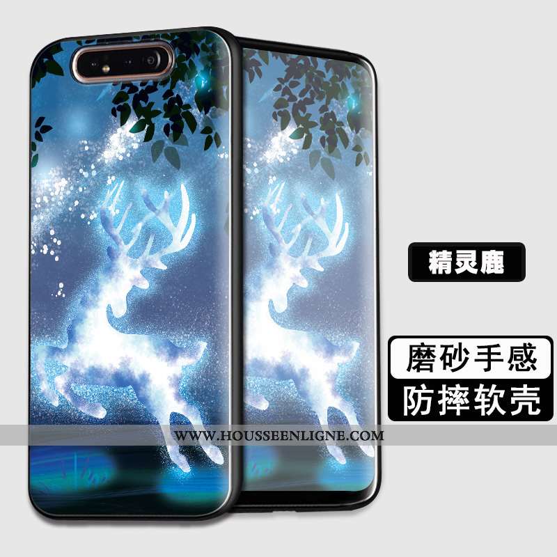 Étui Samsung Galaxy A80 Protection Tendance Coque Incassable Tout Compris Fluide Doux Téléphone Port