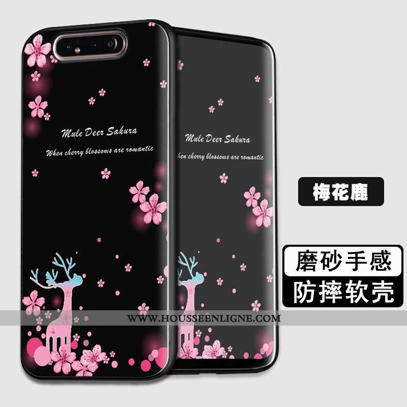 Étui Samsung Galaxy A80 Protection Tendance Coque Incassable Tout Compris Fluide Doux Téléphone Port