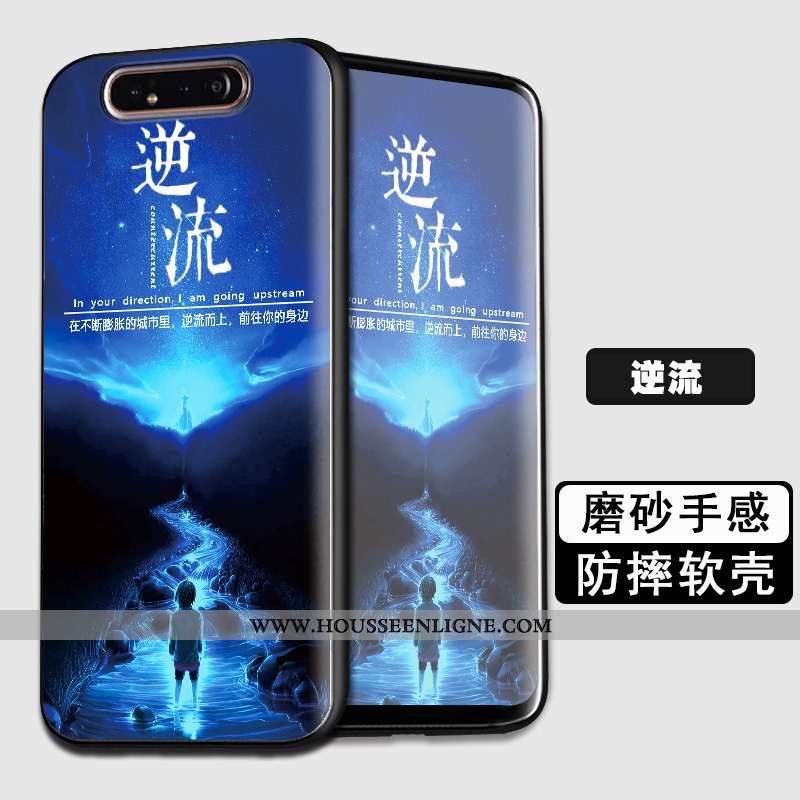 Étui Samsung Galaxy A80 Protection Tendance Coque Incassable Tout Compris Fluide Doux Téléphone Port