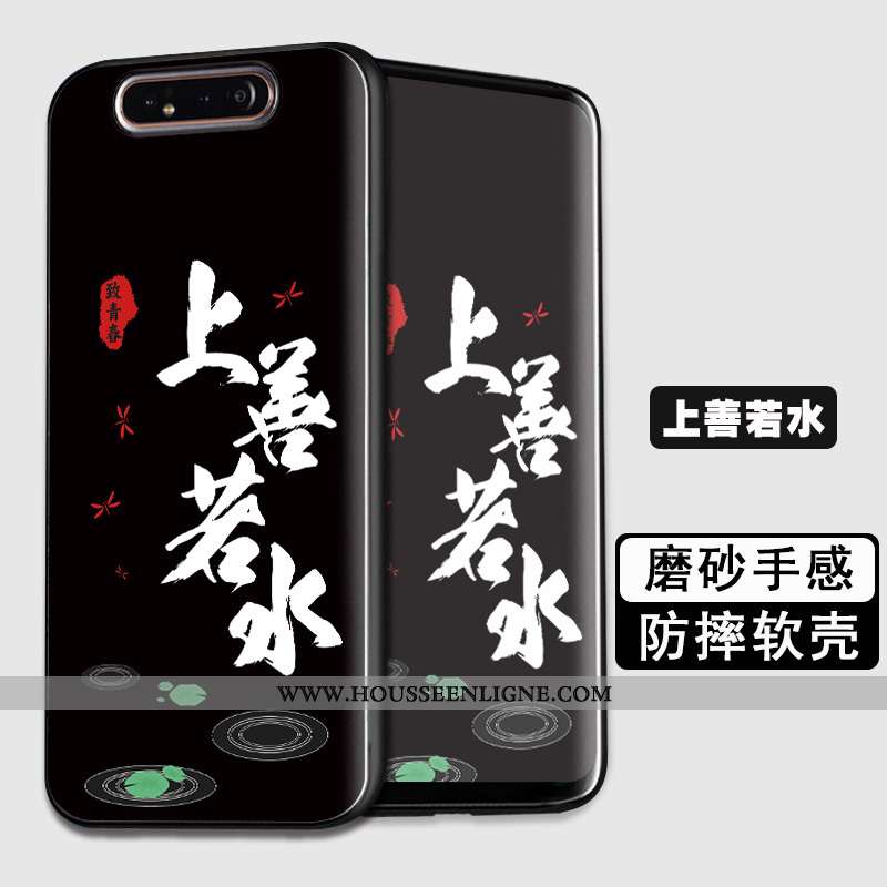 Étui Samsung Galaxy A80 Protection Tendance Coque Incassable Tout Compris Fluide Doux Téléphone Port