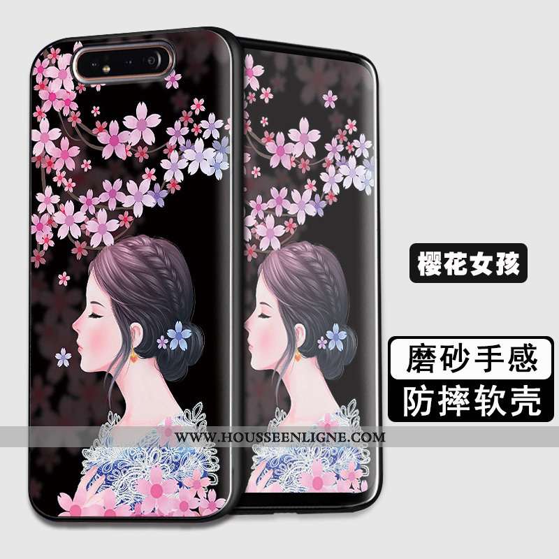 Étui Samsung Galaxy A80 Protection Tendance Coque Incassable Tout Compris Fluide Doux Téléphone Port