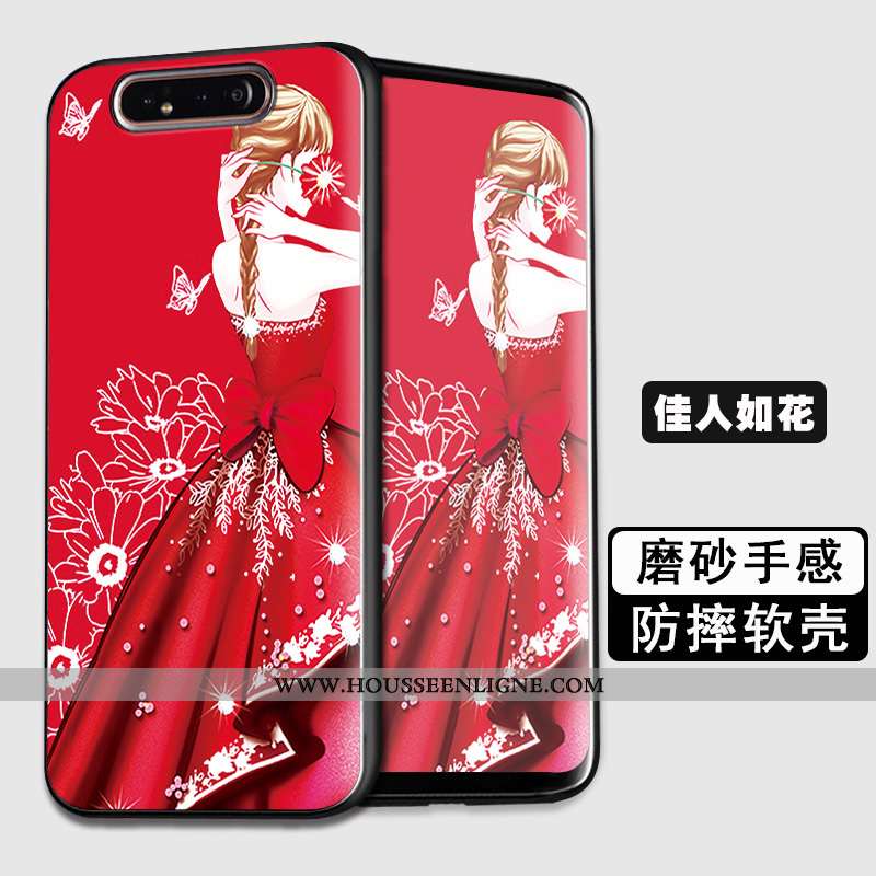 Étui Samsung Galaxy A80 Protection Tendance Coque Incassable Tout Compris Fluide Doux Téléphone Port