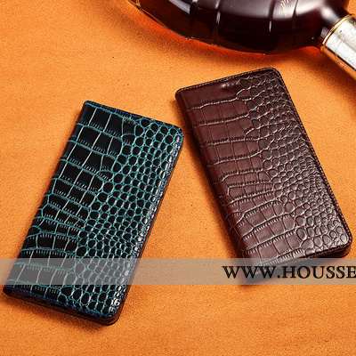 Étui Samsung Galaxy A80 Silicone Protection Marron Cuir Téléphone Portable Étoile Clamshell