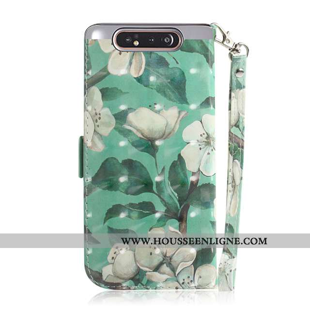 Étui Samsung Galaxy A80 Silicone Protection Tout Compris Incassable Vert Fluide Doux Tendance Verte
