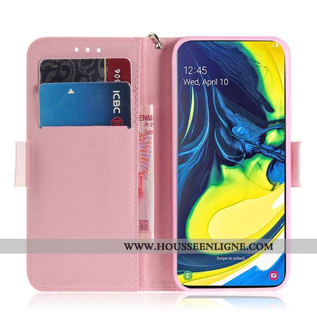 Étui Samsung Galaxy A80 Silicone Protection Tout Compris Incassable Vert Fluide Doux Tendance Verte
