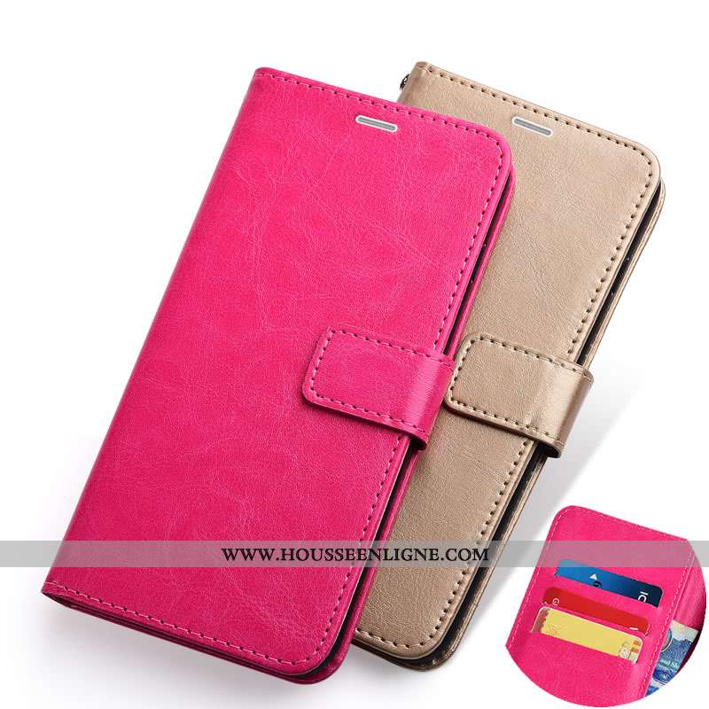 Étui Samsung Galaxy A8s Cuir Fluide Doux Protection Housse Coque Bordure Bleu Foncé
