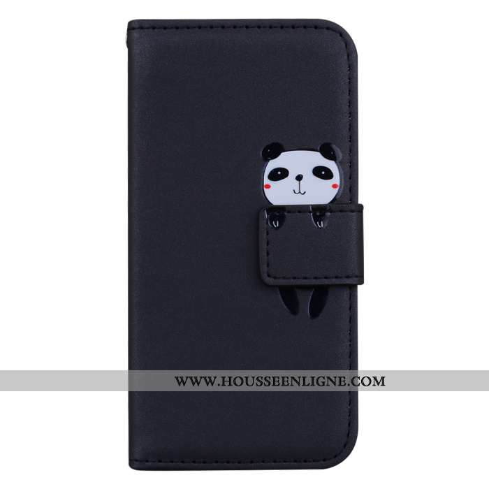 Étui Samsung Galaxy A8s Cuir Protection Coque Incassable Orange Téléphone Portable Dessin Animé