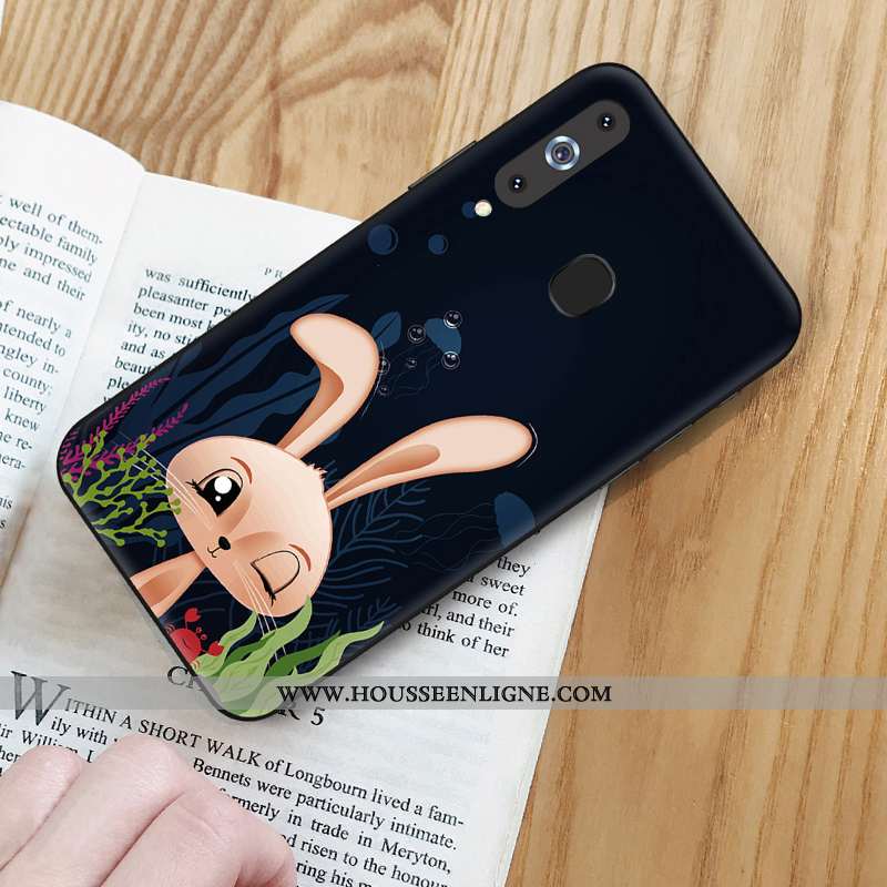 Étui Samsung Galaxy A8s Fluide Doux Protection Incassable Coque Noir Téléphone Portable