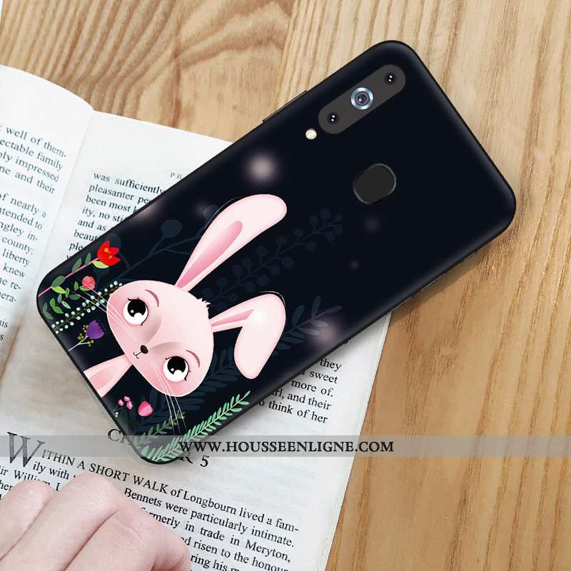 Étui Samsung Galaxy A8s Fluide Doux Protection Incassable Coque Noir Téléphone Portable