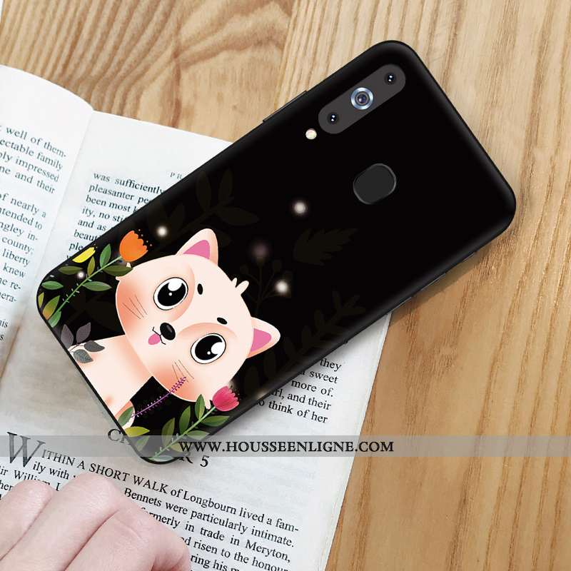 Étui Samsung Galaxy A8s Fluide Doux Protection Incassable Coque Noir Téléphone Portable