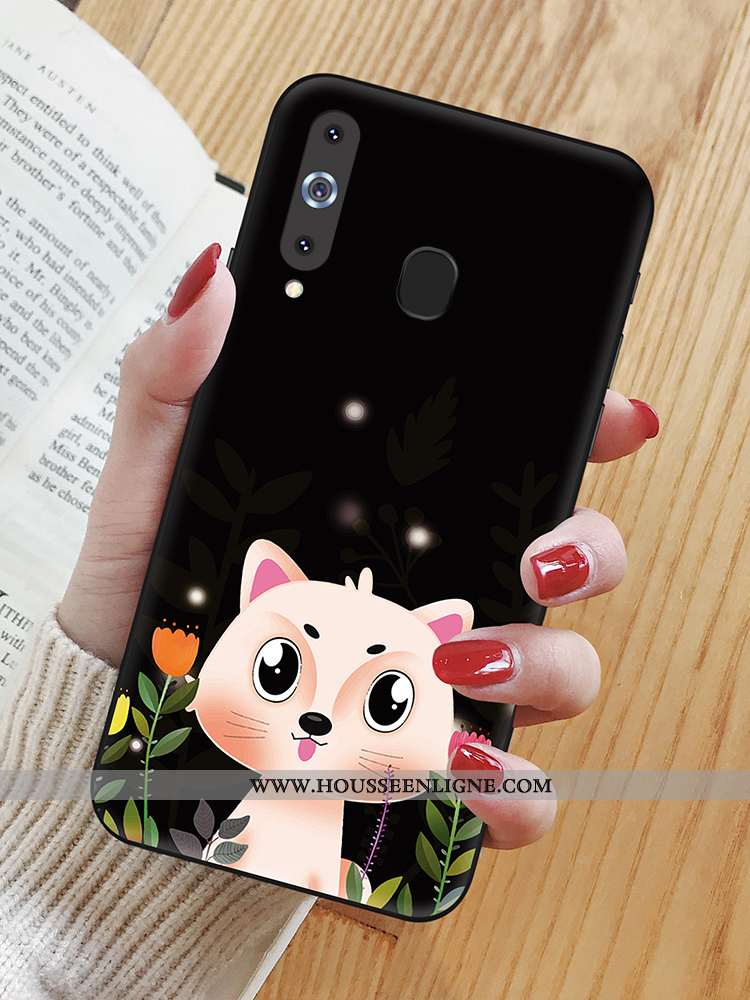 Étui Samsung Galaxy A8s Fluide Doux Protection Incassable Coque Noir Téléphone Portable