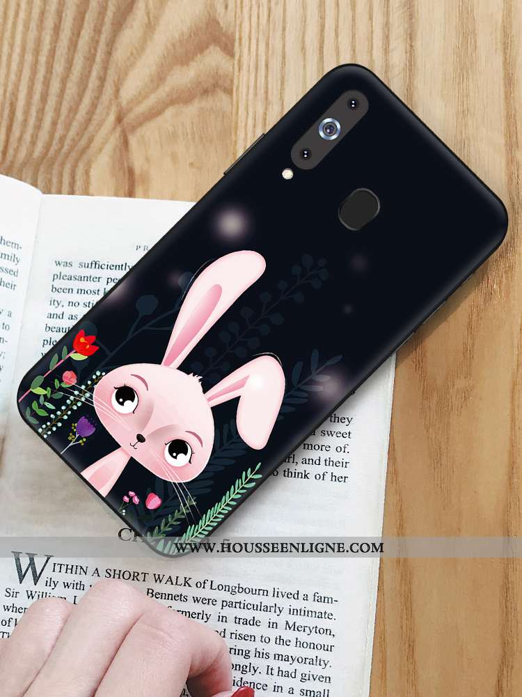 Étui Samsung Galaxy A8s Fluide Doux Protection Incassable Coque Noir Téléphone Portable