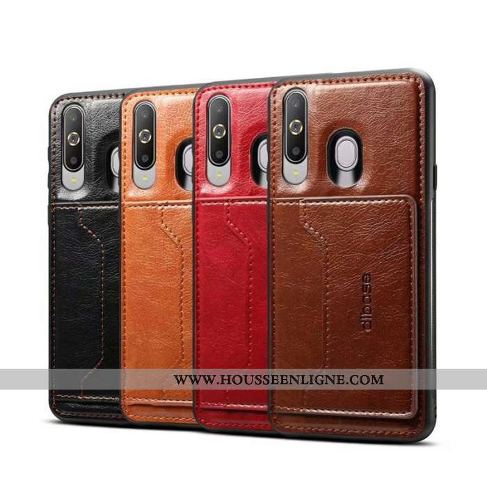 Étui Samsung Galaxy A8s Personnalité Protection Étoile Simple Téléphone Portable Coque Marron