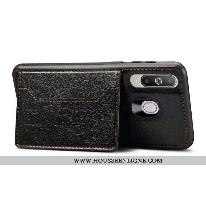 Étui Samsung Galaxy A8s Personnalité Protection Étoile Simple Téléphone Portable Coque Marron