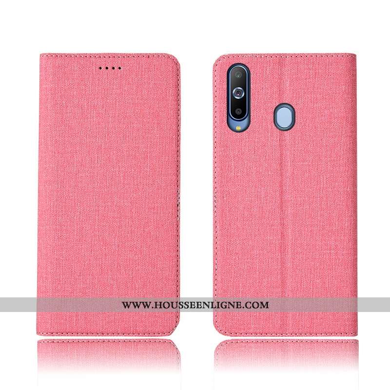 Étui Samsung Galaxy A8s Protection Cuir Incassable Téléphone Portable Silicone Étoile Clamshell Bleu
