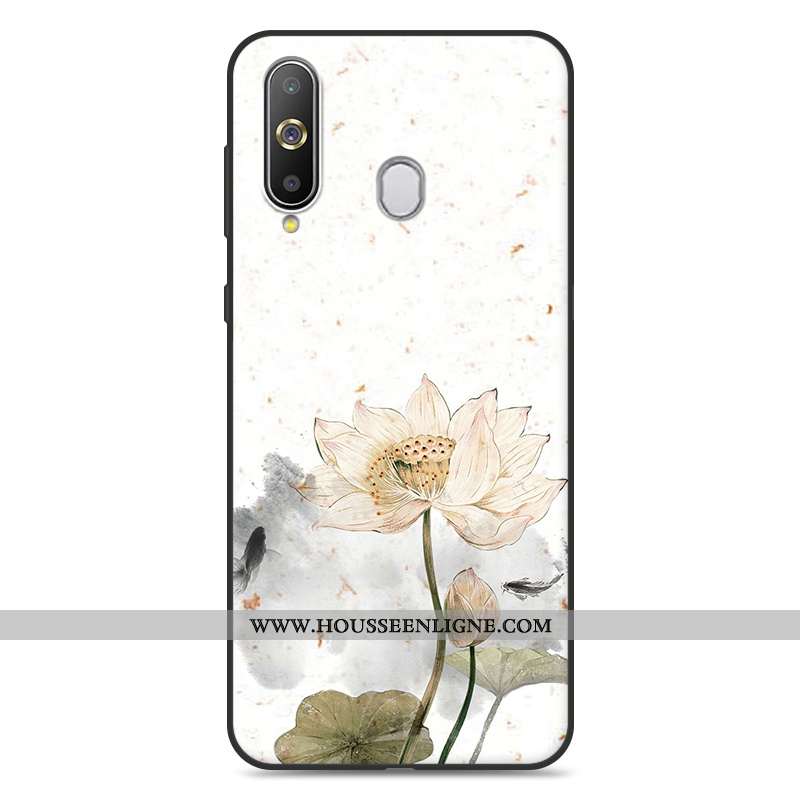 Étui Samsung Galaxy A8s Silicone Personnalité Étoile Tout Compris Frais Coque Fluide Doux Rose