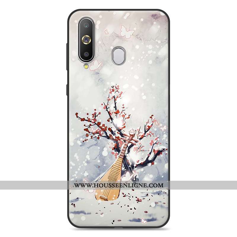Étui Samsung Galaxy A8s Silicone Personnalité Étoile Tout Compris Frais Coque Fluide Doux Rose