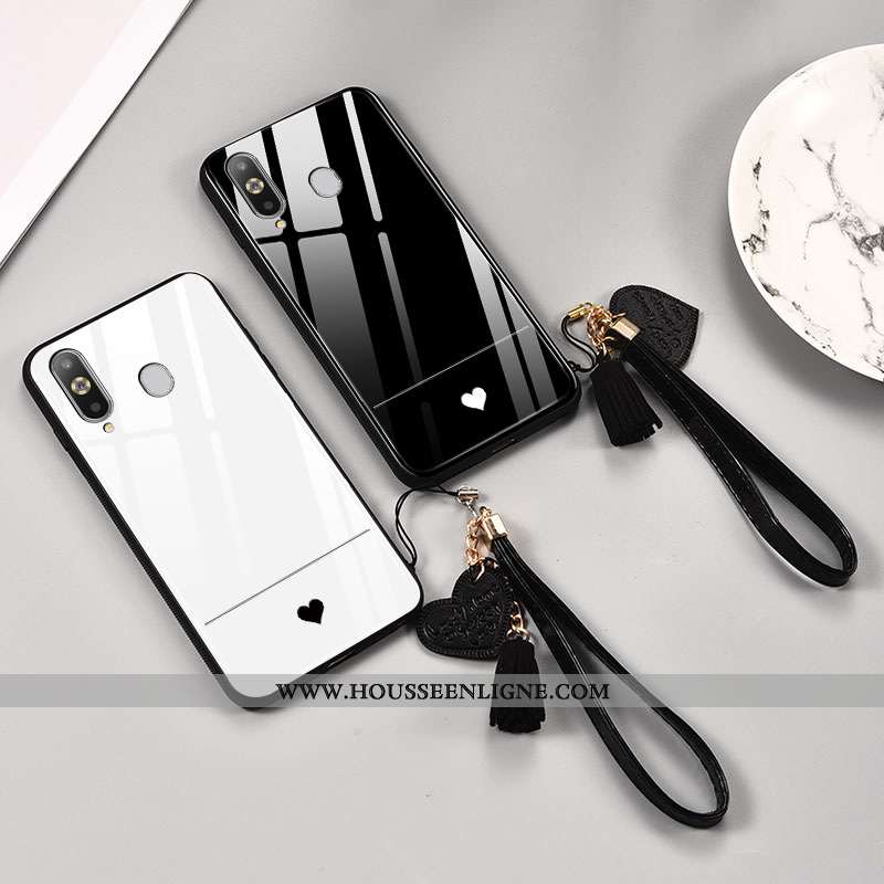 Étui Samsung Galaxy A8s Silicone Protection Simple Nouveau Tout Compris Étoile Miroir Noir