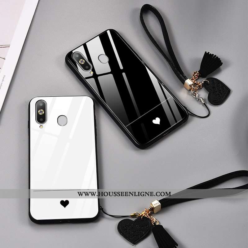 Étui Samsung Galaxy A8s Silicone Protection Simple Nouveau Tout Compris Étoile Miroir Noir