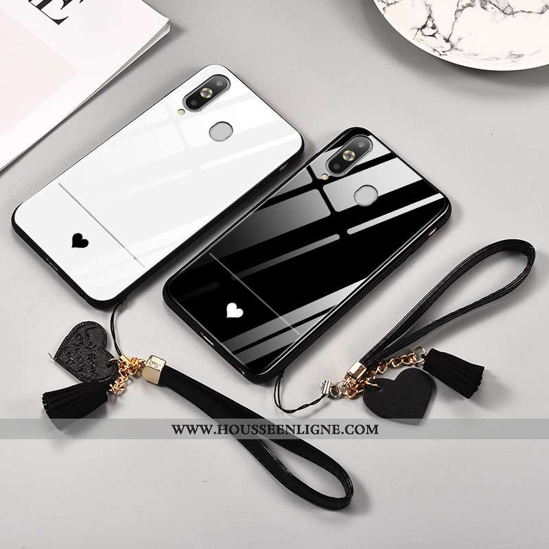 Étui Samsung Galaxy A8s Silicone Protection Simple Nouveau Tout Compris Étoile Miroir Noir
