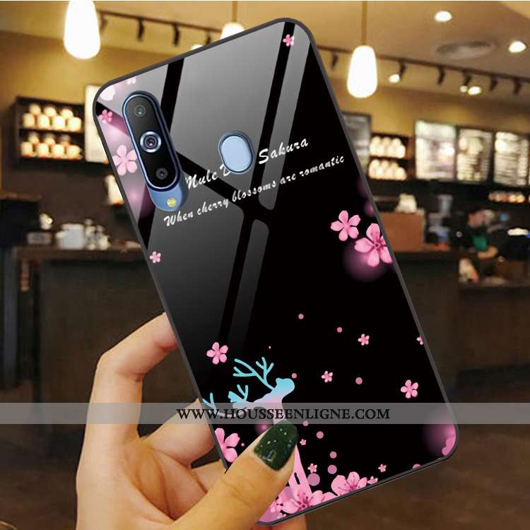 Étui Samsung Galaxy A8s Silicone Protection Étoile Bleu Fluide Doux Téléphone Portable