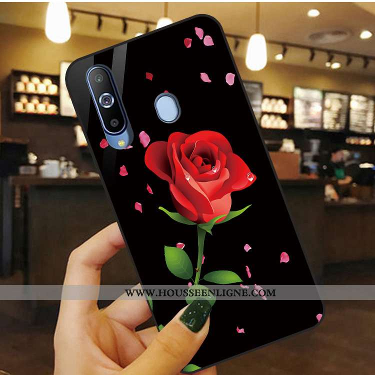 Étui Samsung Galaxy A8s Silicone Protection Étoile Bleu Fluide Doux Téléphone Portable