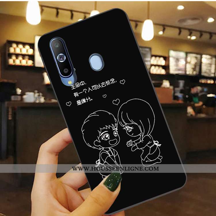 Étui Samsung Galaxy A8s Silicone Protection Étoile Bleu Fluide Doux Téléphone Portable