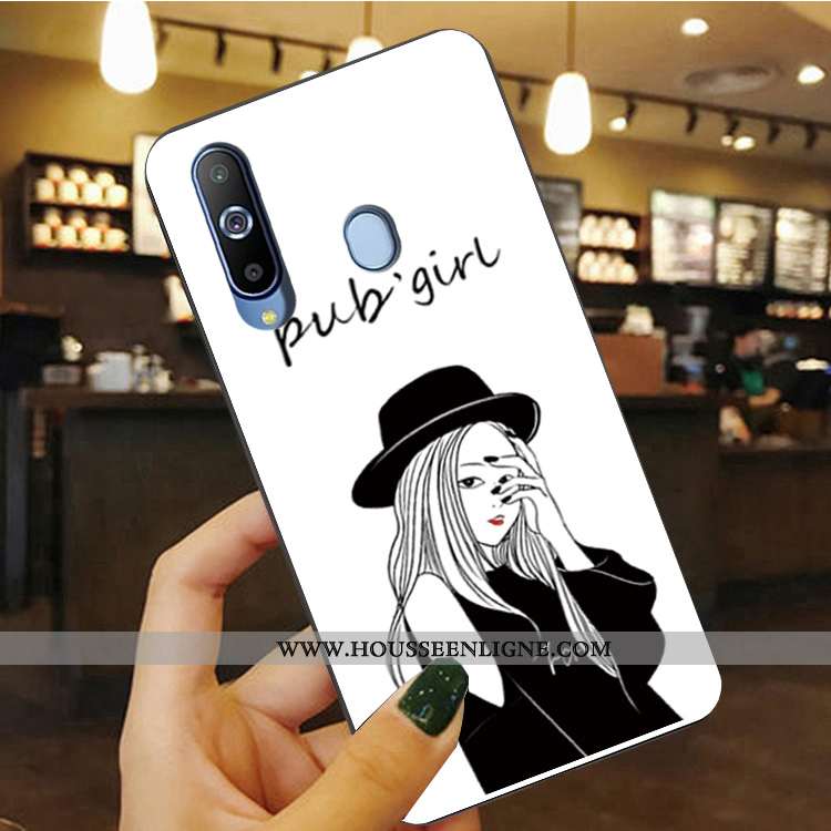 Étui Samsung Galaxy A8s Silicone Protection Étoile Bleu Fluide Doux Téléphone Portable