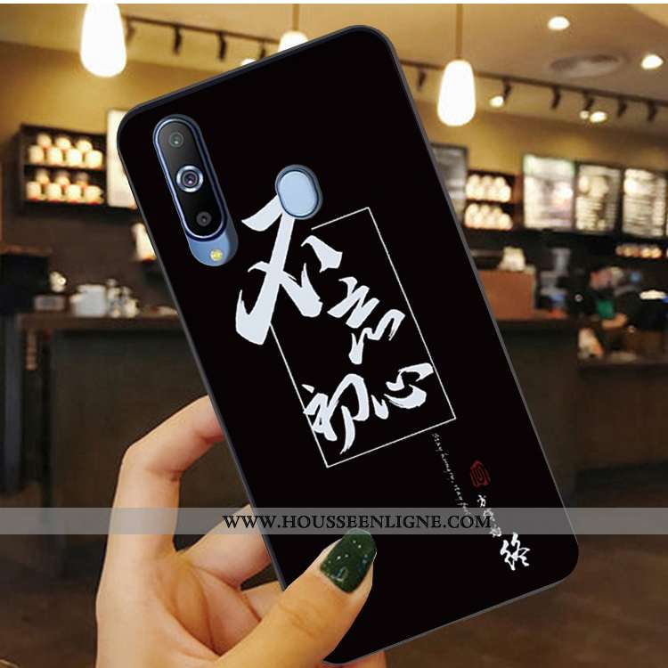 Étui Samsung Galaxy A8s Silicone Protection Étoile Bleu Fluide Doux Téléphone Portable