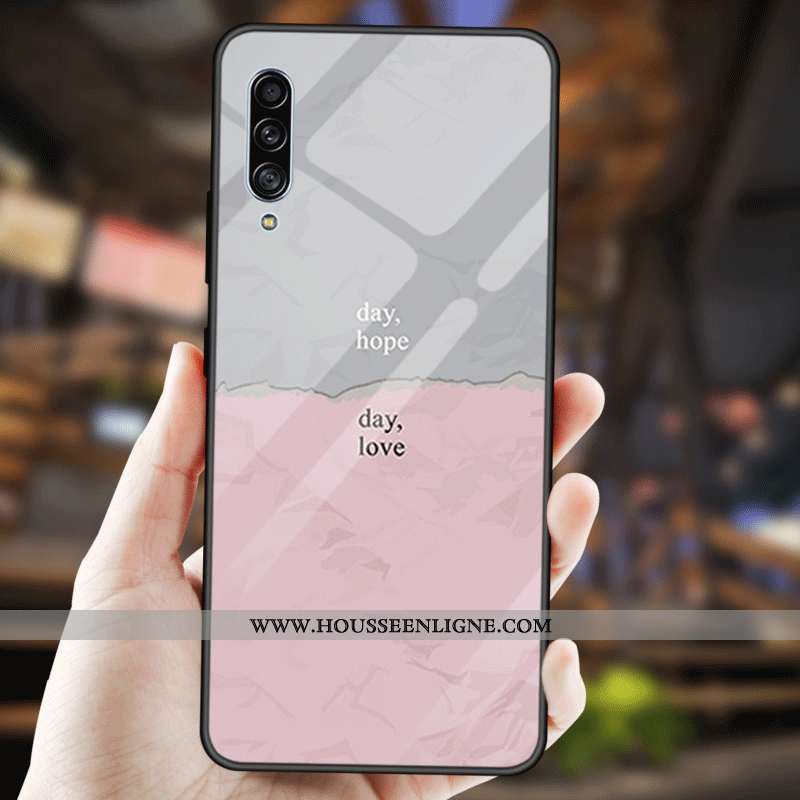 Étui Samsung Galaxy A90 5g Créatif Fluide Doux Mode Protection Couleur Unie Étoile Bleu