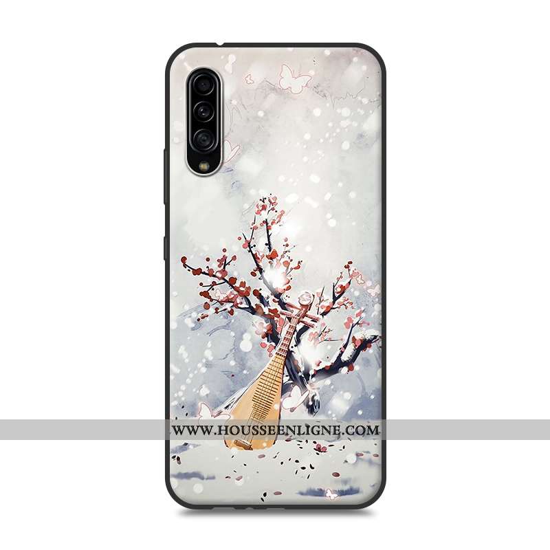Étui Samsung Galaxy A90 5g Silicone Protection Coque Rose Étoile Style Chinois Personnalité