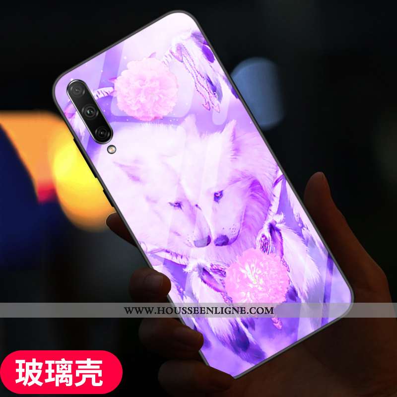 Étui Samsung Galaxy A90 5g Verre Charmant Coque Silicone Rose Protection Tendance
