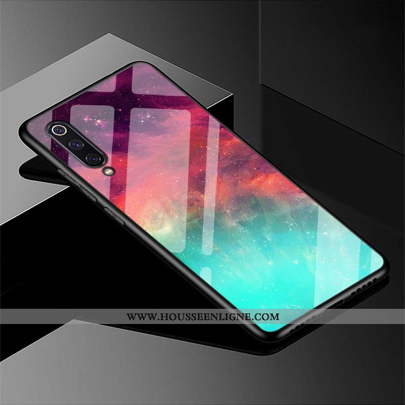 Étui Samsung Galaxy A90 5g Verre Personnalité Tout Compris Étoile Fluide Doux Rouge