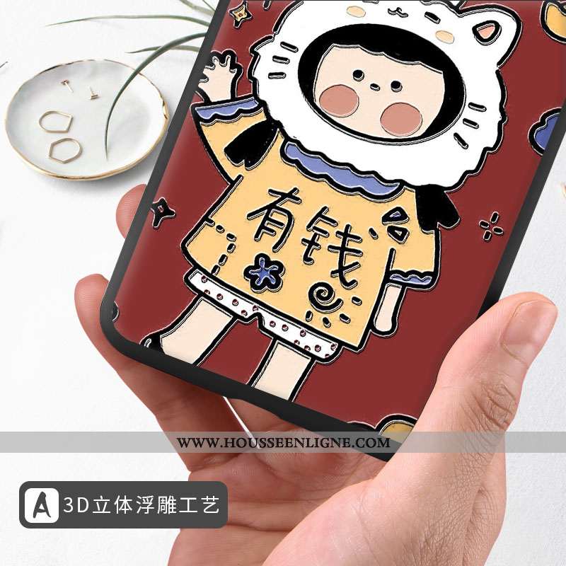 Étui Samsung Galaxy Note 10+ Dessin Animé Charmant Téléphone Portable Bleu Légère Coque