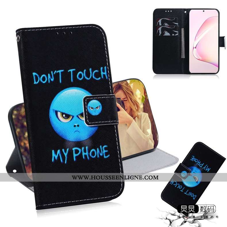 Étui Samsung Galaxy Note 10 Lite Charmant Tendance Coque Clamshell Étoile Téléphone Portable Bleu Fo