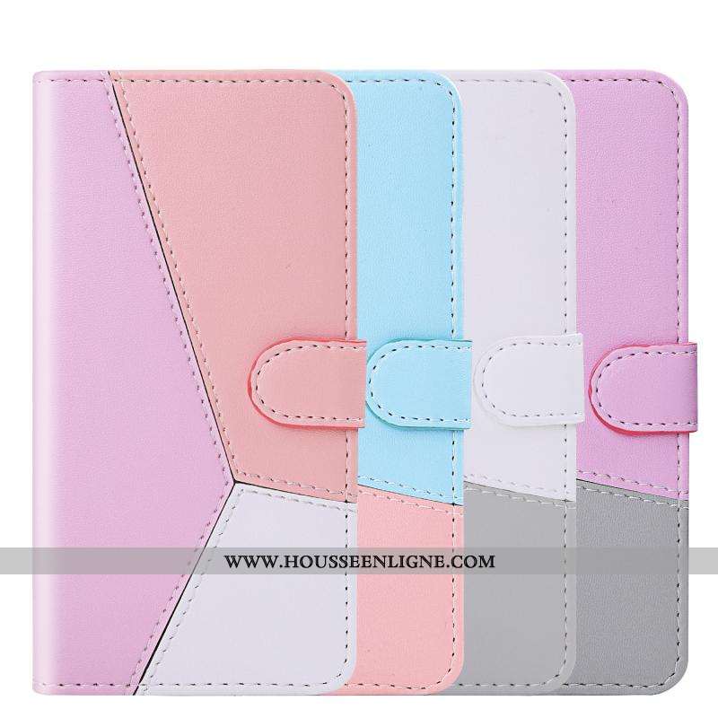 Étui Samsung Galaxy Note 10 Lite Cuir Coque Housse Incassable Rose Téléphone Portable Étoile