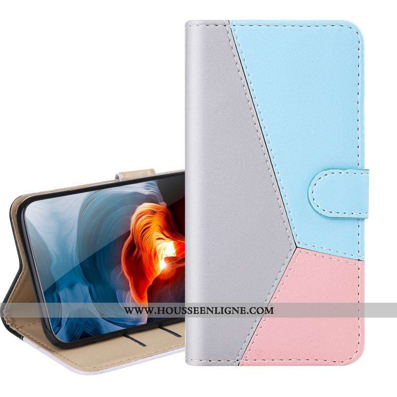 Étui Samsung Galaxy Note 10 Lite Cuir Coque Housse Incassable Rose Téléphone Portable Étoile