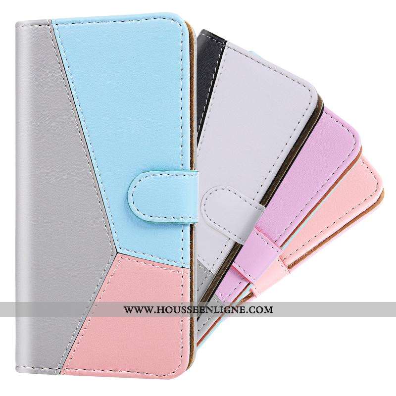 Étui Samsung Galaxy Note 10 Lite Cuir Coque Housse Incassable Rose Téléphone Portable Étoile