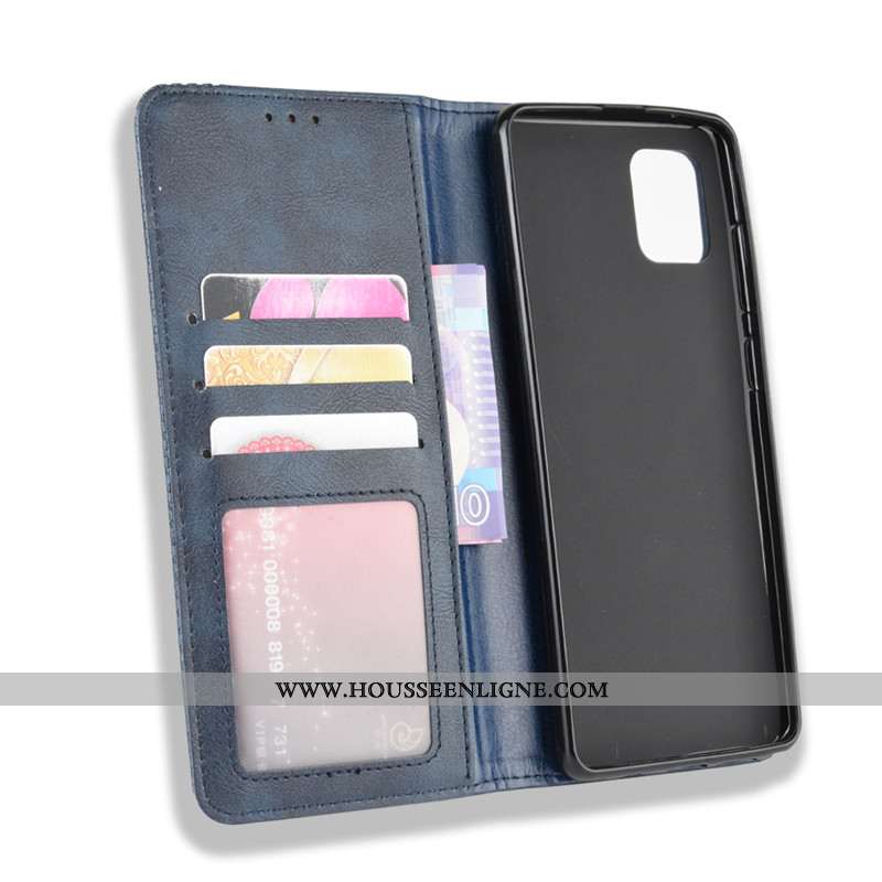 Étui Samsung Galaxy Note 10 Lite Cuir Protection Étoile Boucle Magnétique Coque Téléphone Portable N