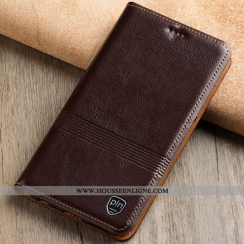 Étui Samsung Galaxy Note 10 Lite Protection Cuir Véritable Housse Téléphone Portable Coque Incassabl