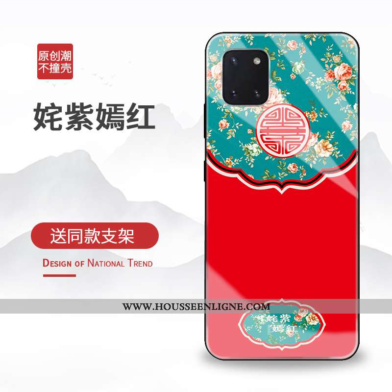 Étui Samsung Galaxy Note 10 Lite Tendance Protection Coque Téléphone Portable Rouge Tout Compris