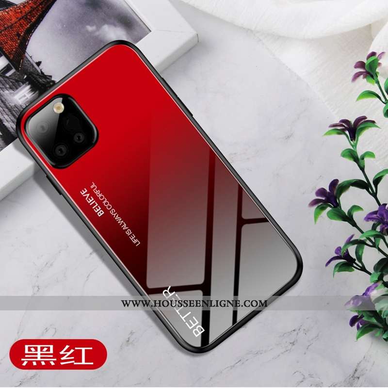 Étui Samsung Galaxy Note 10 Lite Verre Tendance Rouge Étoile Coque Téléphone Portable Clair Rose