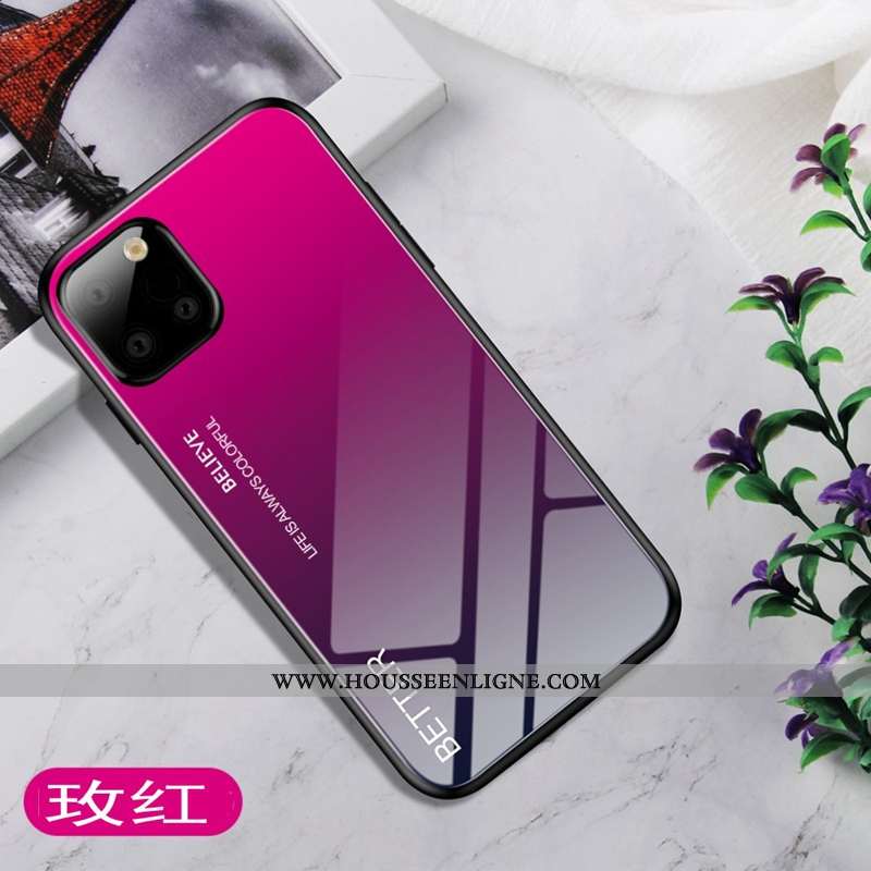 Étui Samsung Galaxy Note 10 Lite Verre Tendance Rouge Étoile Coque Téléphone Portable Clair Rose
