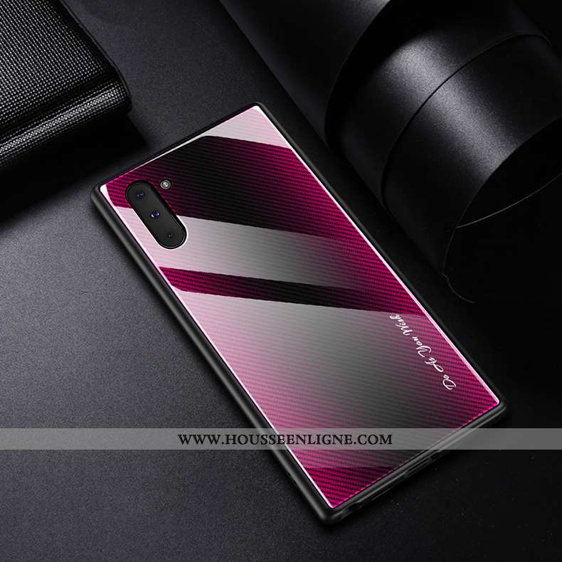 Étui Samsung Galaxy Note 10 Mode Protection Nouveau Violet Modèle Fleurie Verre Incassable