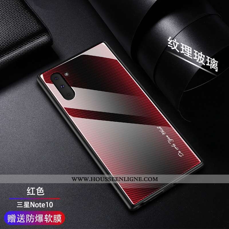 Étui Samsung Galaxy Note 10 Mode Protection Nouveau Violet Modèle Fleurie Verre Incassable