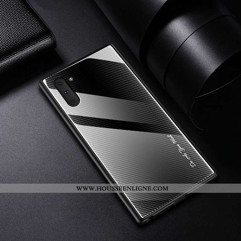 Étui Samsung Galaxy Note 10 Mode Protection Nouveau Violet Modèle Fleurie Verre Incassable