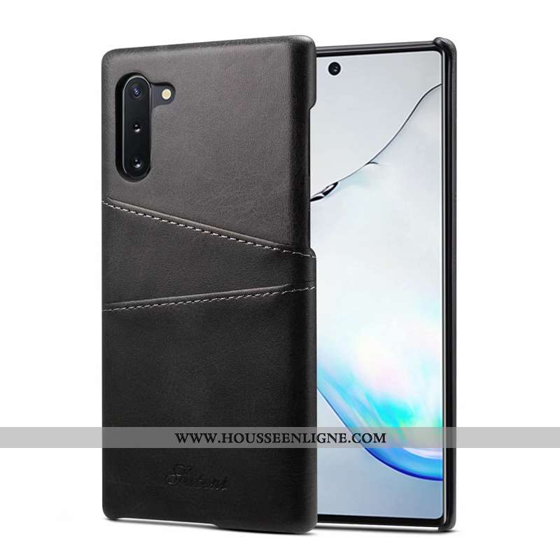 Étui Samsung Galaxy Note 10 Personnalité Créatif Simple Étoile Business Légère Protection Gris