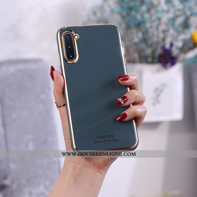 Étui Samsung Galaxy Note 10 Silicone Protection Bleu Marin Coque Fluide Doux Tout Compris Tendance B